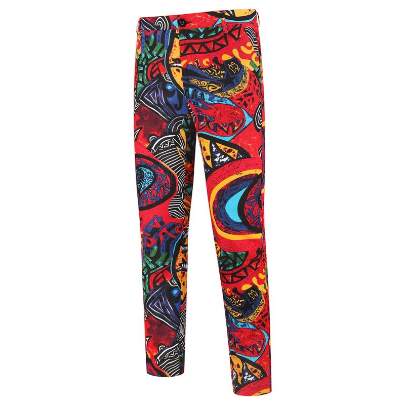 Completo da uomo casual con stampa floreale, 2 pezzi, autunno inverno 2025, completo da due pezzi, 2TZ-XK01_voghion.com