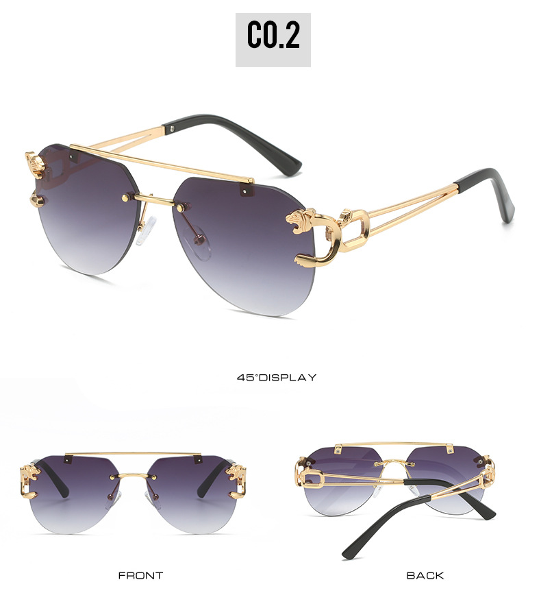 Randlose Suglasses Wome 2023 Fashio Glasses Vitage Shades Dropshippig Luette De Soleil Femme Gafas De Sol Mujer_voghion.com