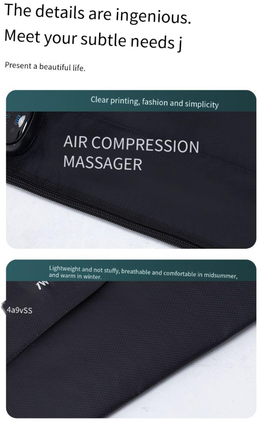 Grenzüberschreitendes New Wave Massagegerät, wiederaufladbar, mit Luftdruck-Airbag, Physiotherapie, elektrische Heimmassage, Beinverschönerung_voghion.com