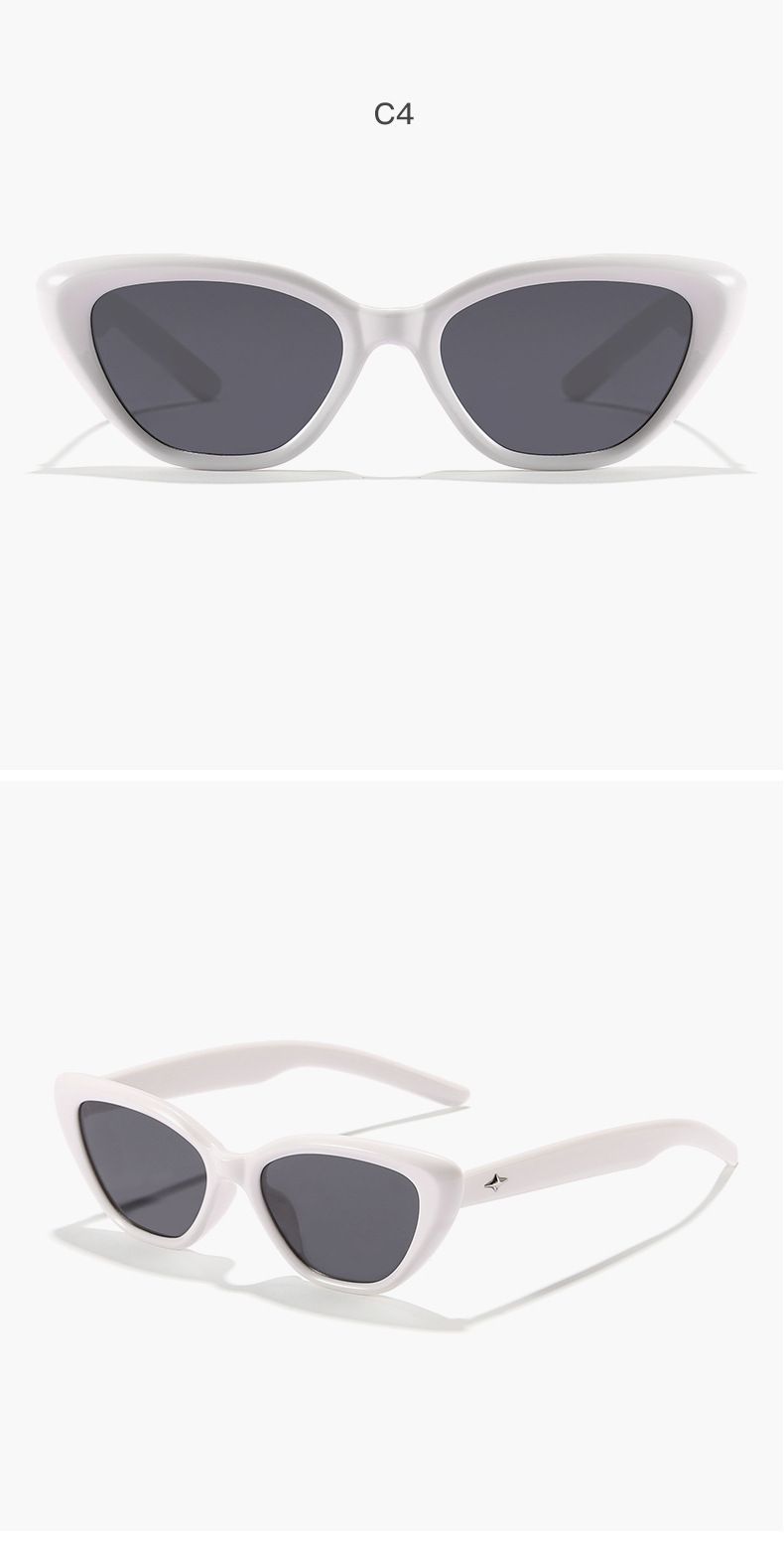 Gyerek napszemüveg divatos macskaszemű utazási napvédelem konkáv alakú napellenző ultraibolya elleni védelemmel gyerek napszemüveg_voghion.com