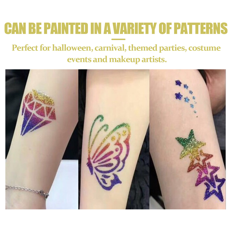 Brillant Tatoué Belle Peau Gel Visage Corps Peau Brillant Tatoué Maquillage Pour Les Yeux Peint Tatoué Gel De Peau_voghion.com