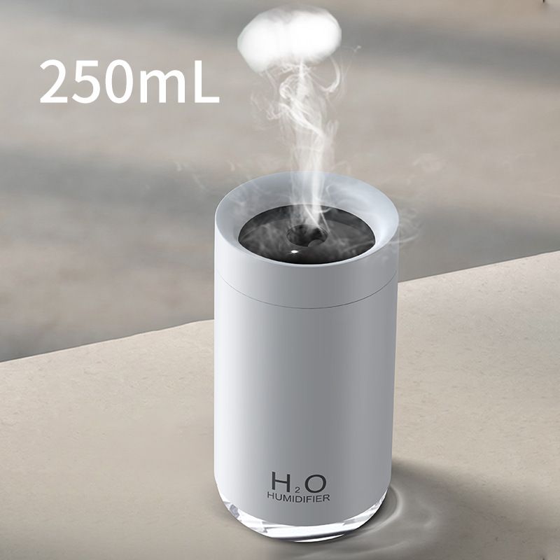 Mini umidificatore ad anello - Spray idratante silenzioso e creativo per casa, dormitorio e scrivania con design portatile USB e nebulizzazione regolabile_voghion.com