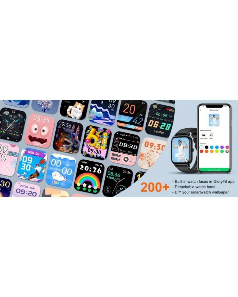 Unisex Smartwatch, 110 Trainingsmodi, Fitness Activiteit Tracker, Smartwatch Voor Android En IOS_voghion.com