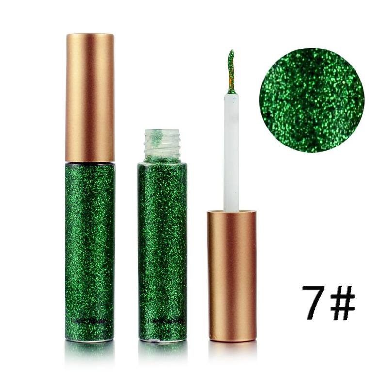 Make-up Glitzer Flüssiger Eyeliner Glitzer Lidschatten Glitzer Flüssiger Lidschatten_voghion.com