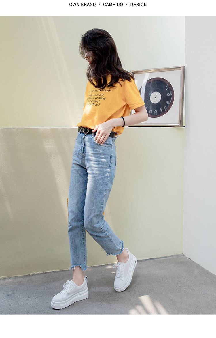 cameido Internet - Famous Thick - Soled White Sneakers For Women. These Versatile Shoes Feature A Breathable Mesh Upper_voghion.com
