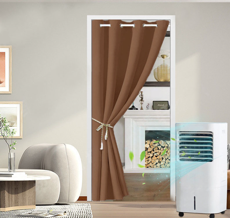 Tende Tenda per porta senza foratura Tenda per porta Privacy per vano porta Corridoio Tenda per porta Aria condizionata Divisorio temporaneo Divisorio per stoccaggio Tenda per porta armadio_voghion.com