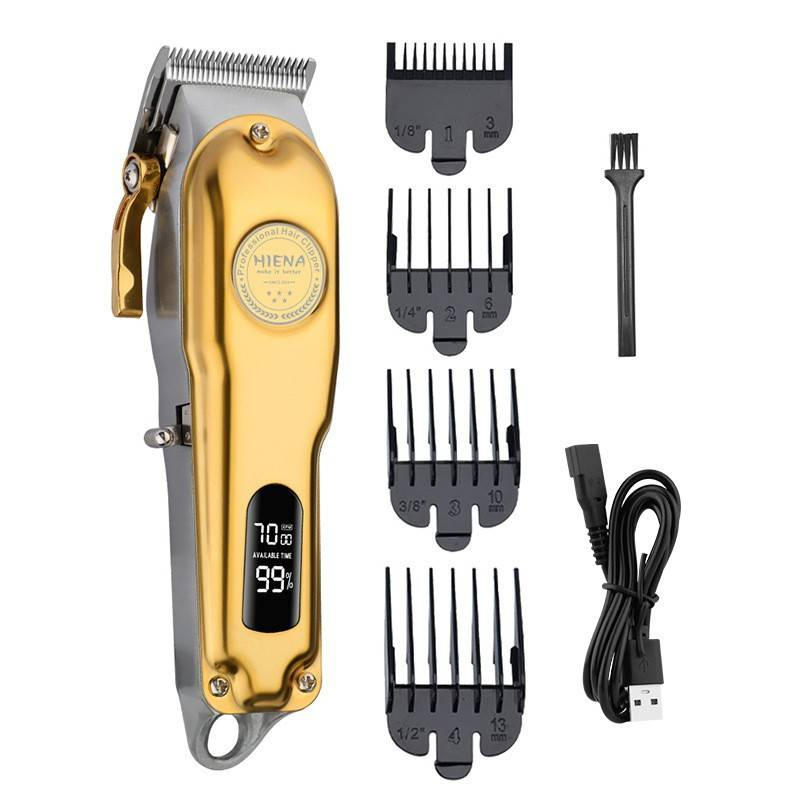 Electric Hair Clipper Digital Display Hair Clipper Men's Rechargeable Hair Clipper Hair Salon Cross-border Hair Clipper_voghion.com