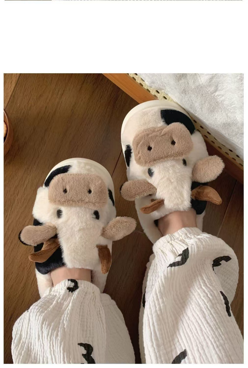 Couples' Cotton Slippers, Men And Women's Home Furry Slippers, Anti-slip Design Suitable For Both Indoors And Out._voghion.com