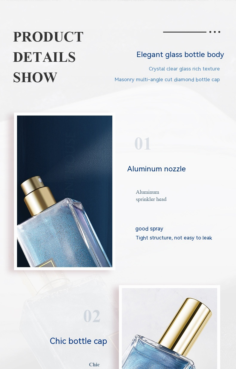 Nuevo perfume de moda, Bright Mill Huixiangfang Network, rojo, azul, carillón de viento, Lady Flow Jinsha, fragancia duradera, perfume de flores y frutas._voghion.com