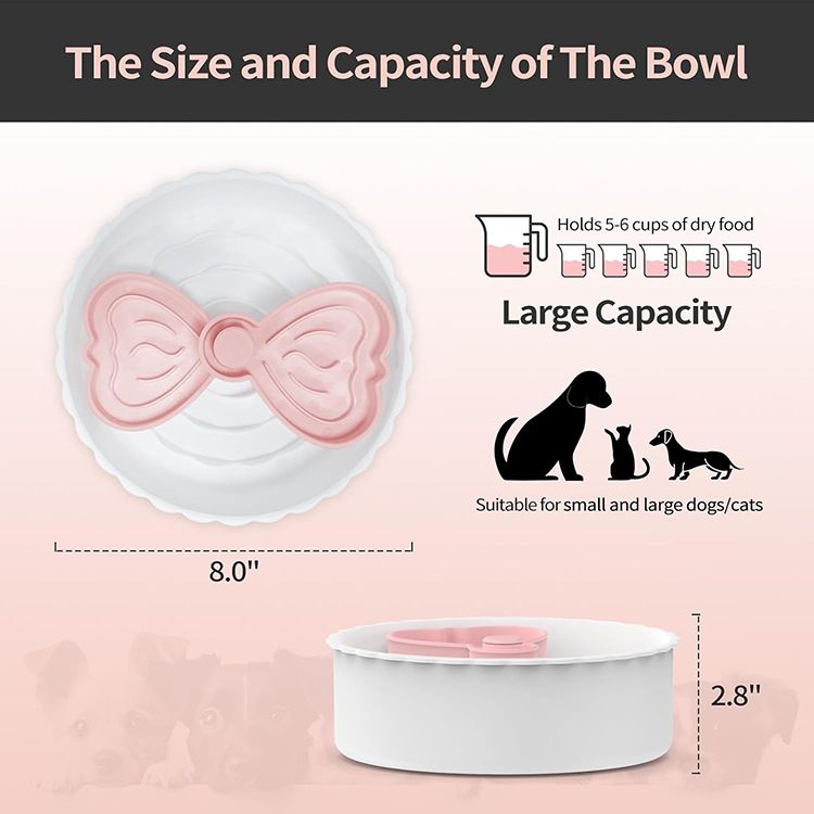 Cross-Border Lick Kunststoff-Katzennapf mit Saugnapf, Kippschutz und Erstickungsgefahr_voghion.com