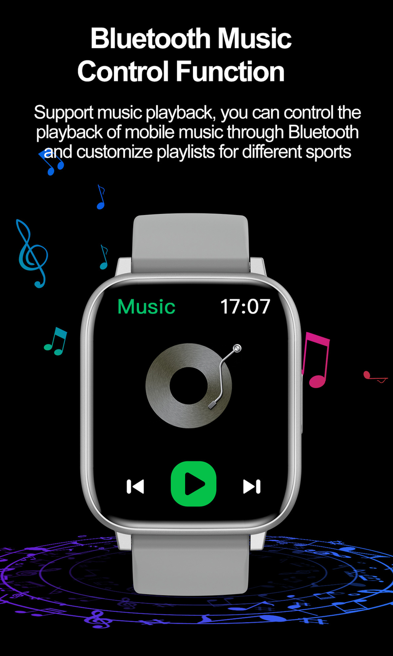 New H9 Smart Watch Health Monitoring Bluetooth Call Watch Sports Heart Rate Blood Oxygen_voghion.com