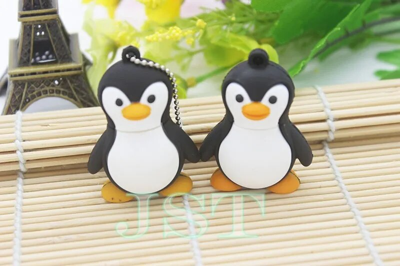 JASTER Echt cartoon pinguïn Flash Drive U Disk USB Creativo Pendrive 4 gb 8 gb 16 gb 32 gb 64 gb Memory Stick Real_voghion.com