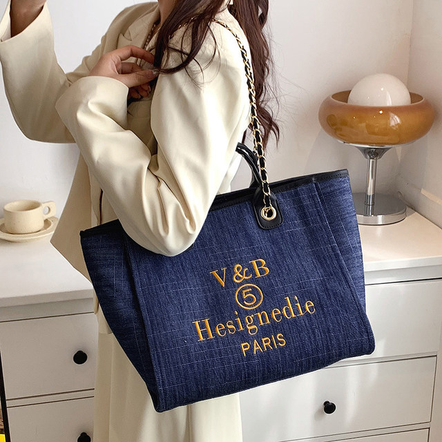 Vielseitige Handtaschen Damentasche 2022 Schulter-Crossbody für Designer Messenger Große Luxus-weibliche tragbare Reißverschluss-Leinwand-Mädchen-Tragetaschen_voghion.com