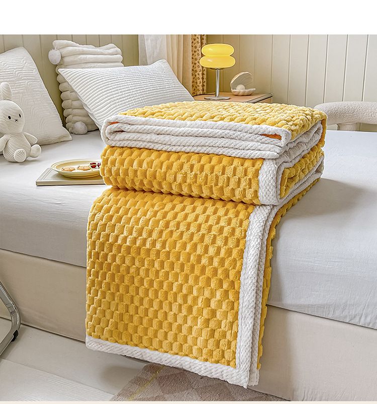 Thickened Warm Beetle Velvet Blanket Beibei Velvet Edge Blanket Breathable Warm Air Conditioning Blanket Farai Velvet Blanket Manufacturer_voghion.com