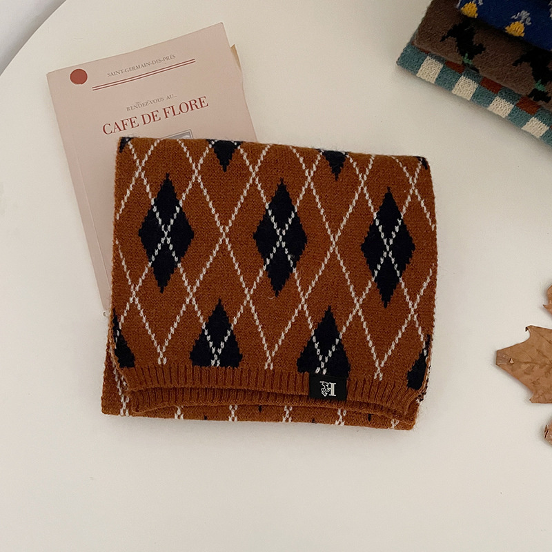 Heiße Designer-Modelle, Temperament, Trend, Pendeln, Freizeit, Damen, britischer Stil, Vogelkäfig, Quaste, warmer Herbst- und Winterschal, Schal_voghion.com