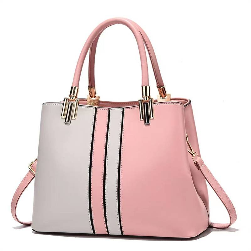 Modische, farblich passende Handtasche für Damen, klassische Umhängetasche mit großem Fassungsvermögen für Pendler_voghion.com