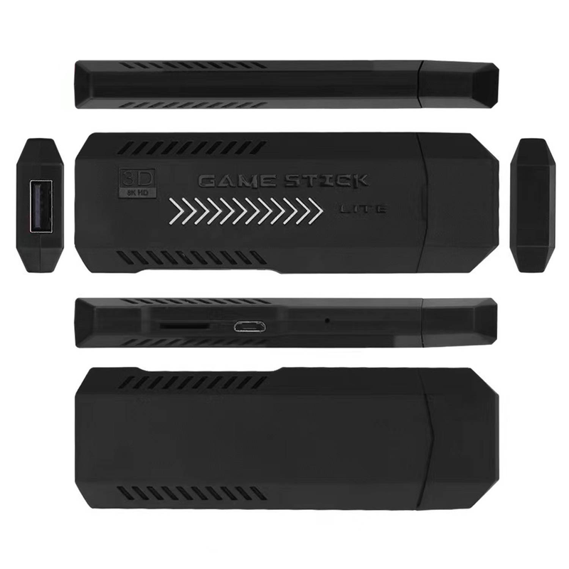 Retro Game Stick-gameconsole, X12 Pro 4K HDMI-uitgang en draadloze controller Videogameconsole met 35000+ games / 42000+ games, (64G/128G)_voghion.com