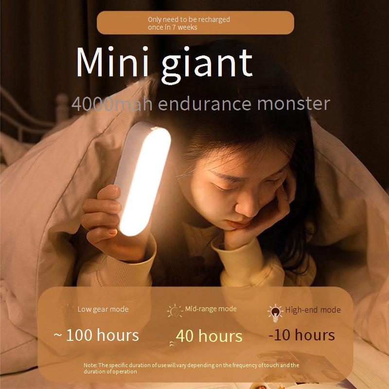 Lampada da scrivania ricaricabile per la cura degli occhi - Mini luce di lettura magnetica (temperatura, dimmerazione continua, ricarica USB-C, durata della batteria di 10 ore, camera da letto/studio/dormitorio)_voghion.com