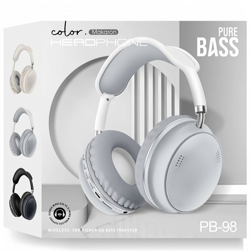 Draadloze Bluetooth gaming-hoofdtelefoon met diepe bas, ruisonderdrukking, speeltijd van meer dan 8 uur, led-lampjes - over-ear comfort voor muziek en gesprekken_voghion.com