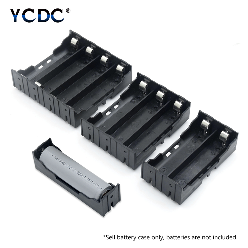 1 2 3 4 X 18650 High Quality DIY 18650 Battery Holder Storage Case Box With Hard Pin For 18650 Batteries Standard Container_voghion.com