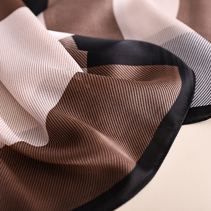 VOOTHOST 180x90cm Large Silk Soft Scarf Women Stylish Print Long Shawl Handkerchief Summer Elegant Travel Wrap VB127_voghion.com