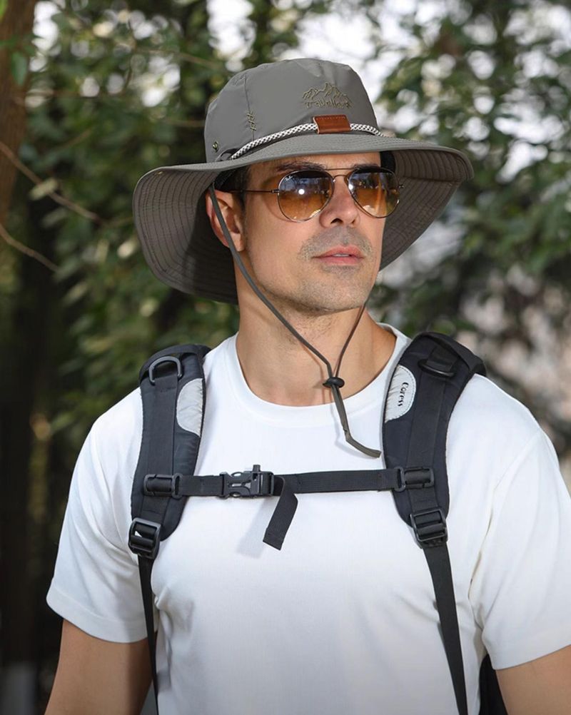 Horký výprodej letní kbelík muži ženy opalovací krém rybářská čepice venkovní prodyšná rybářská čepice turistika horolezectví kempování UV ochrana_voghion.com