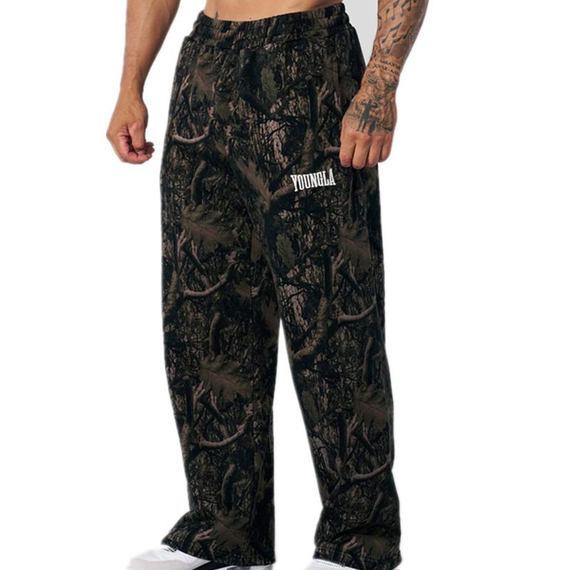 Men's Camouflage Hoodie Jogger Set - Winter Autumn Spring Running Gym Fitness Workout Tracksuit With Cotton Lining_voghion.com