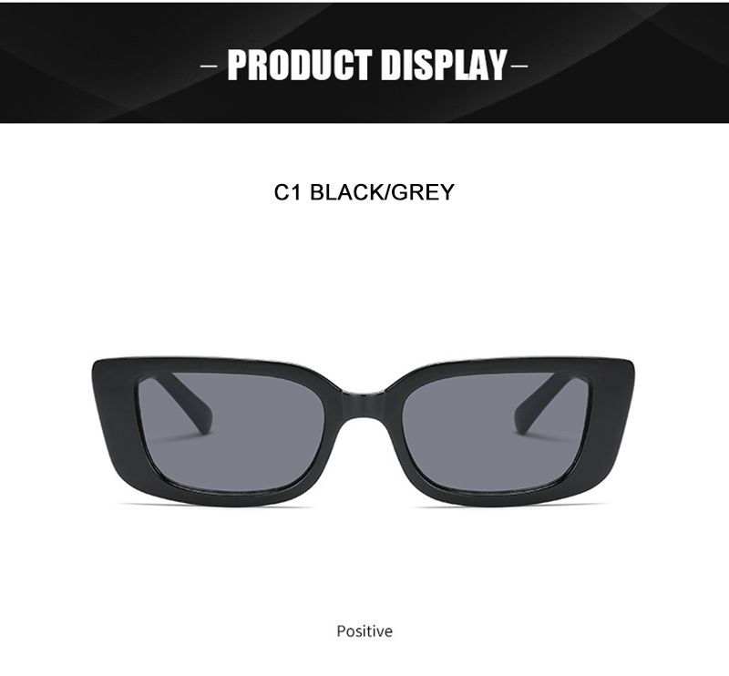 Fashion Cat Eye Sonnebrëller Fraen V Sonnebrëller Fir Dammen Classic Rectangle Driving Shade_voghion.com