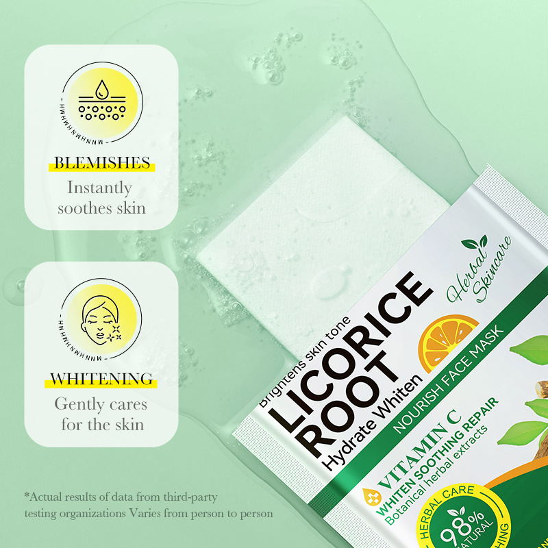 All English SADOER Licorice VC Moisturizing, Whitening Nourishing and Moisturizing facial mask Stick_voghion.com