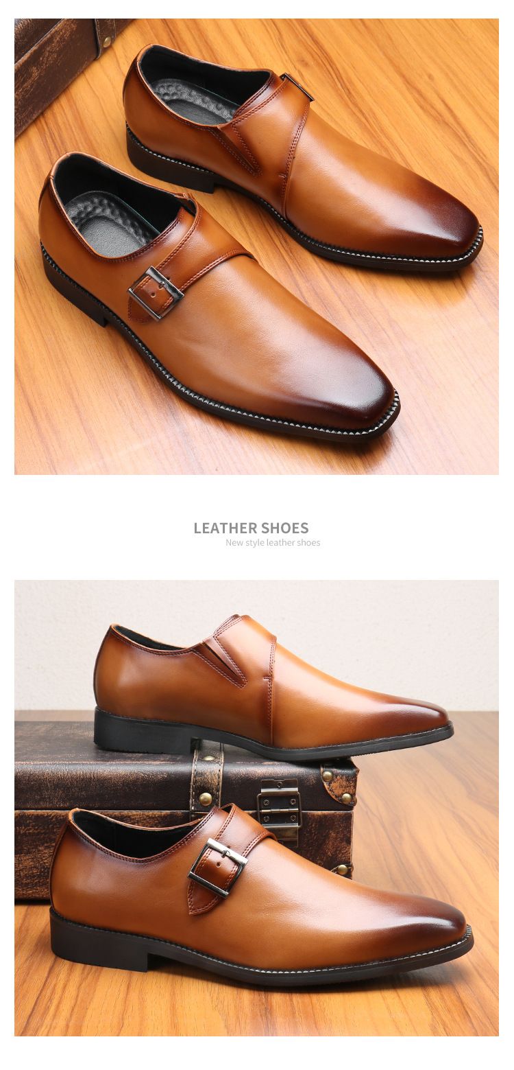 Men's Dress Shoes Oxford Formal Leather Shoes for Men_voghion.com