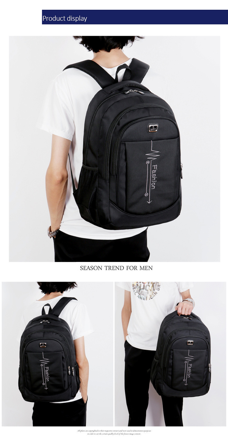School Bag Backpack Large Capacity Advanced Sense Business Multi-function Computer Backpack Male Schoolbag For High School Students_voghion.com