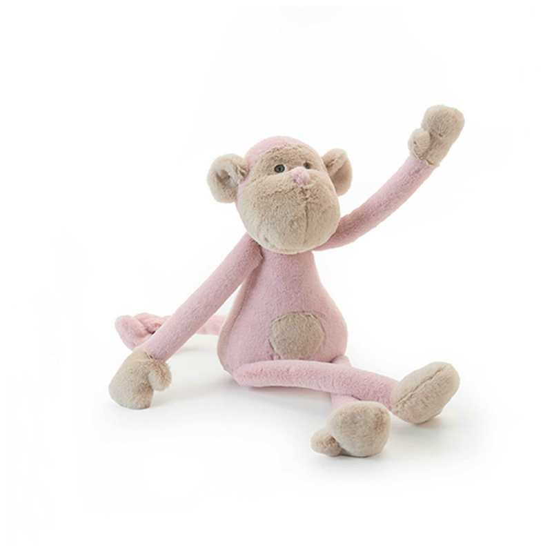 Muñeco de peluche corto rosa Pipi de Soft Life, muñeco relajante para dormir para niños._voghion.com
