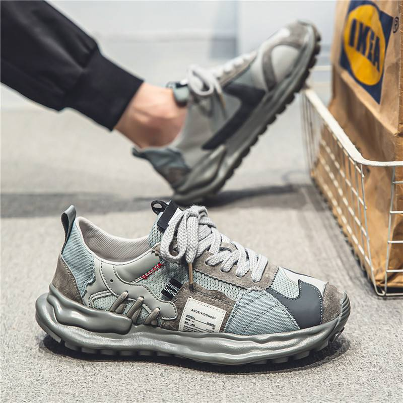 Men's Shoes 2025-1 New Style Mesh Breathable Dad Shoes Are Fashionable, Comfortable And Casual_voghion.com