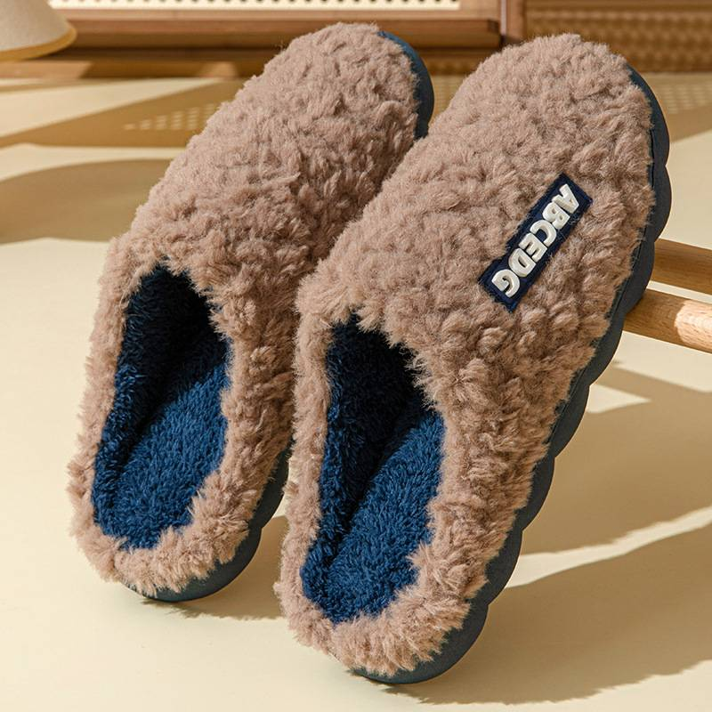 Hausschuhe aus Baumwolle und Fleece für Herren und Damen im Herbst und Winter_voghion.com