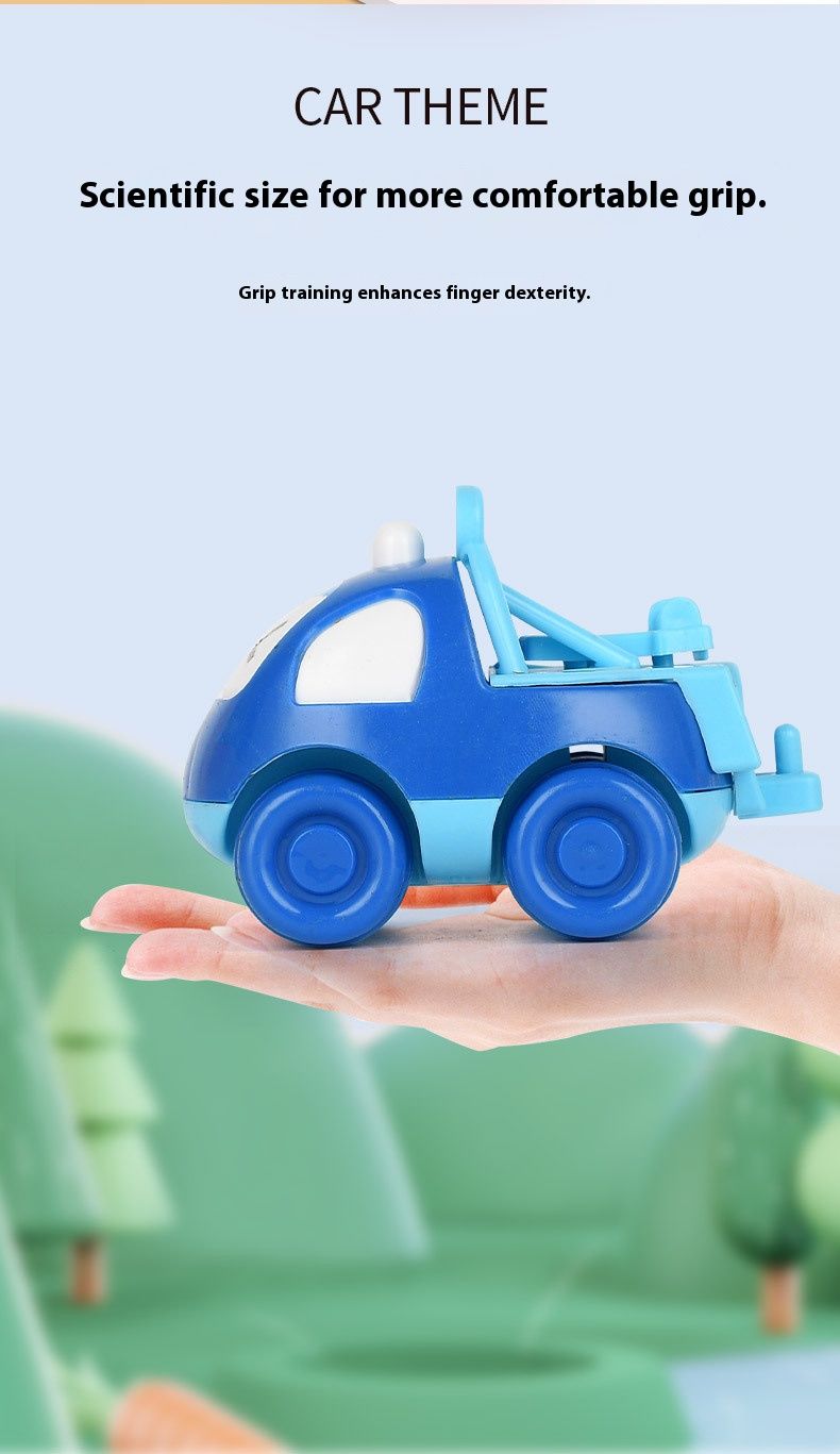Pull-Back Inertia Construction Vehicle Toy – Surprise Egg Capsule Car (Fire Truck, Dump Truck, Mixer & More) – Fun Educational Play For Kids_voghion.com