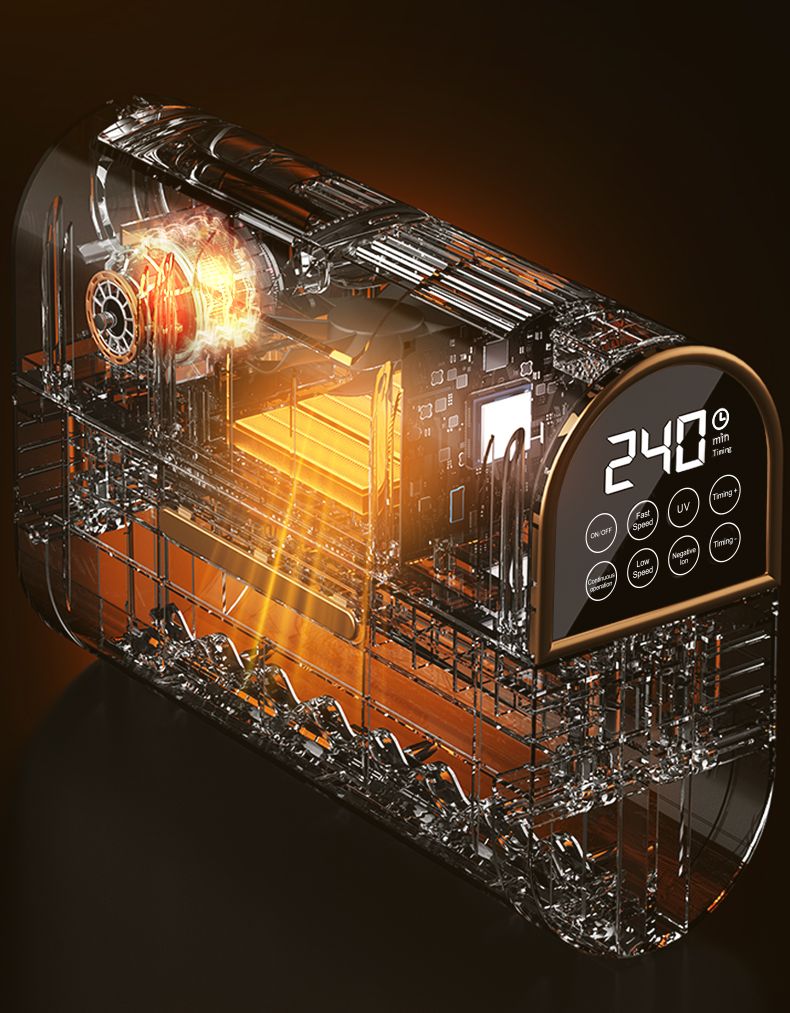 Foldable Electric Clothes Dryer - Multifunctional Cabinet Floor Machine For Apartment Laundry, Tumble Drying_voghion.com