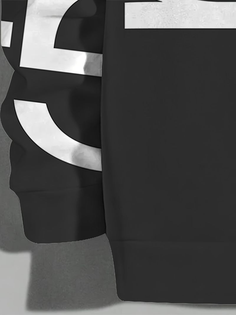 Fashionable And Casual Men's Printed Hoodie With No Pocket Design For Outdoor Autumn And Winter Clothing_voghion.com