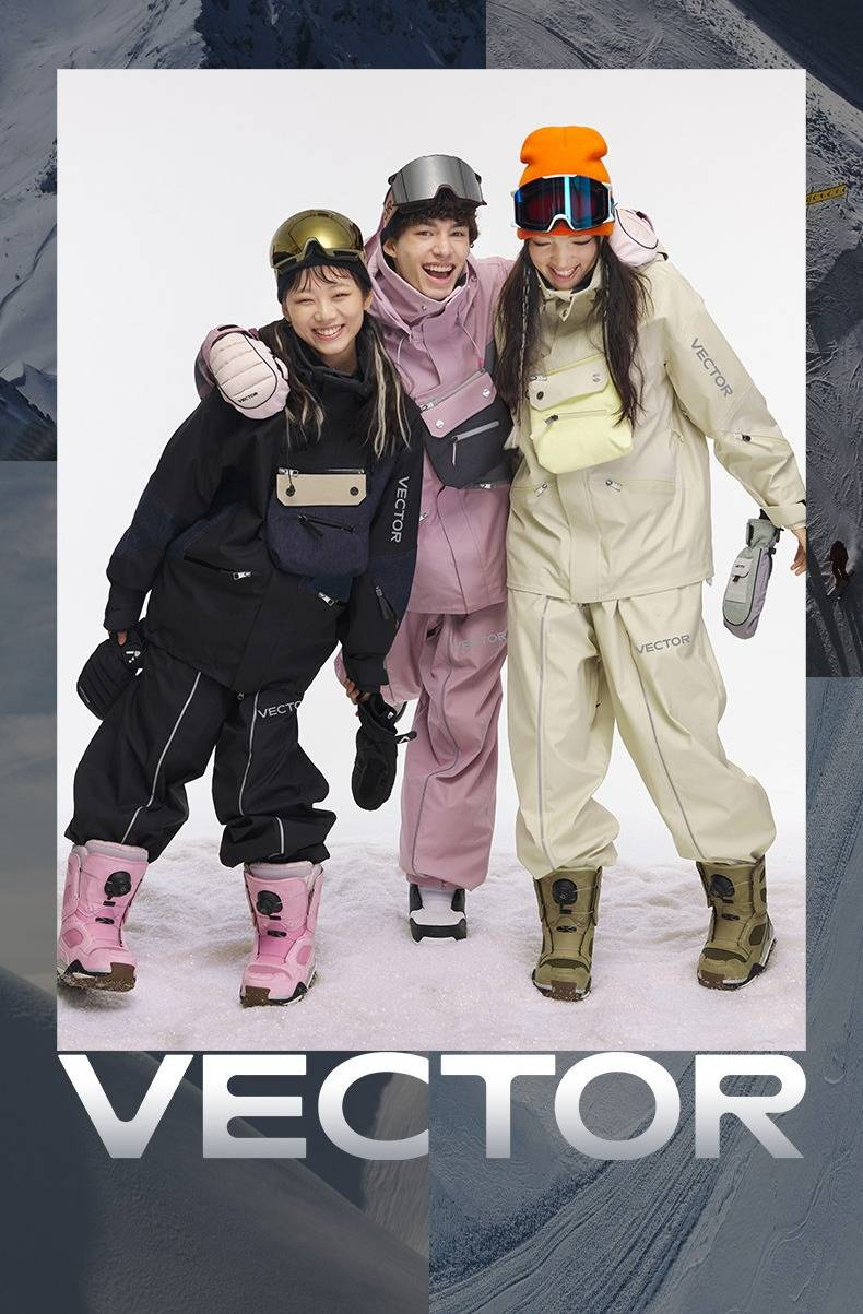 Unisex-Skianzug-Set – Wasserdichte und winddichte Schneejacke und -hose für Damen und Herren_voghion.com