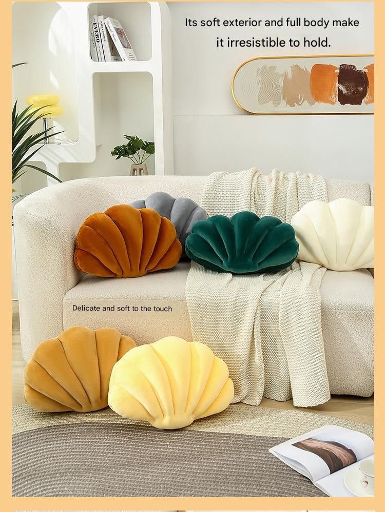 Cuscino in pile Sherpa a forma di biscotto Ins Style: cuscino decorativo ultra morbido per divano, letto e spazi Instagrammabili_voghion.com