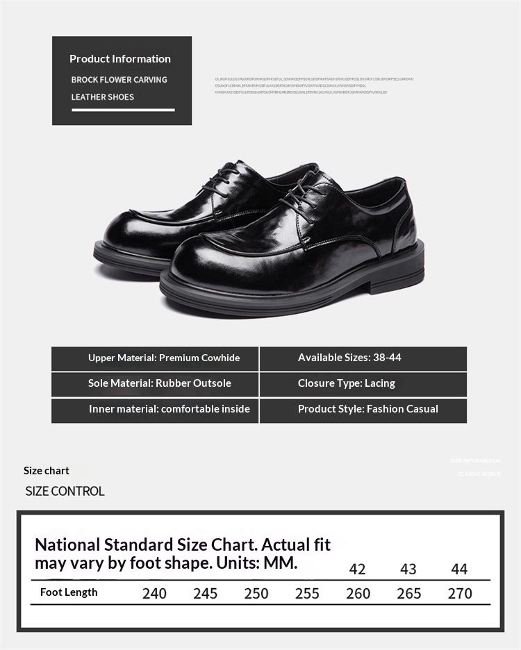 Scarpe derby Voyage Wide Feet Commuter in pelle da uomo, in vera pelle, traspiranti, di alta qualità, primaverili, con punta larga, da lavoro_voghion.com