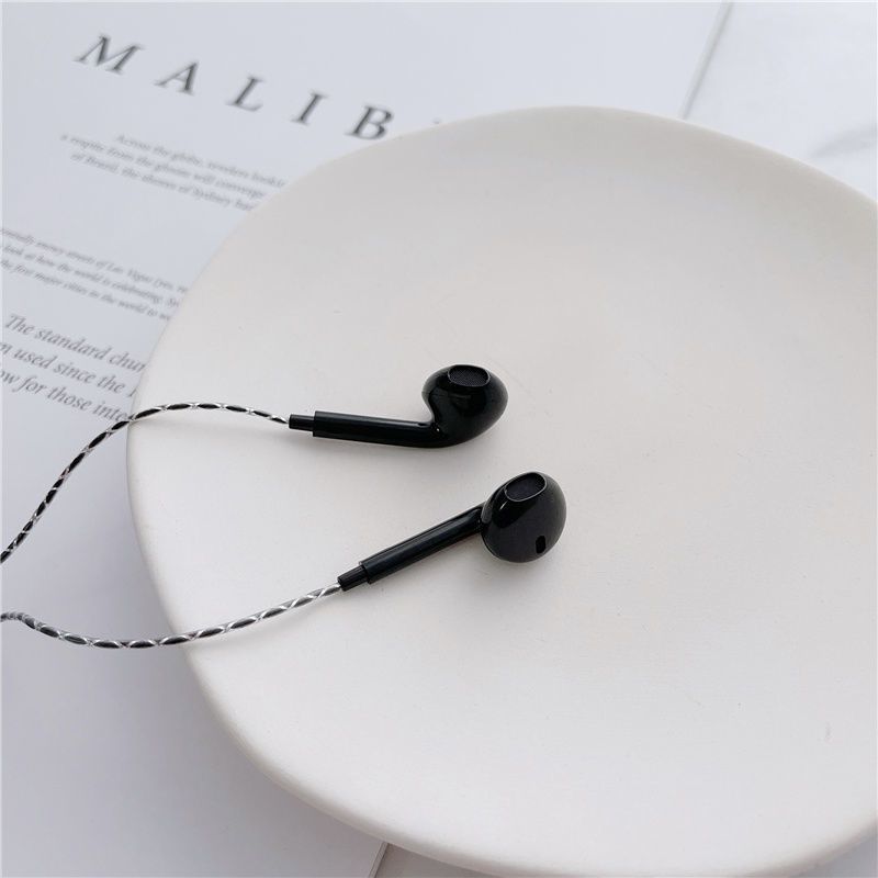 Oordopjes bedraad verlengd 2 m in-ear computer host ronde gat aansluiting mobiele telefoon neutraal lange headsetkabel_voghion.com