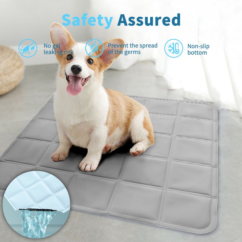 Yaz Kedi Yuvası Uyku Evcil Hayvan Matı Soğutucu Köpek Jeli Yumuşak Buz Pedi_voghion.com