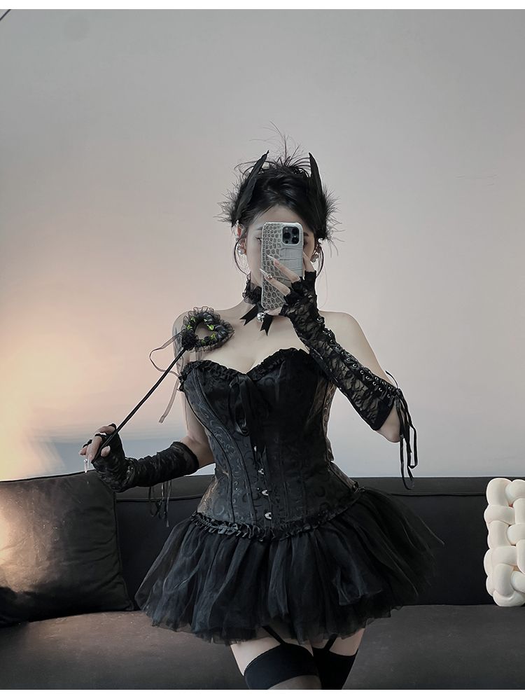 COS Pure Desire Girl Uniform Nachtbühne Königliche Schwester Sexy Kaninchen Teufel Engel Kostüm_voghion.com