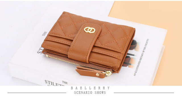 New Women Wallets Fashion PU Leather Top Quality Female Purse Short Card Holder Brand Wallet For Women_voghion.com