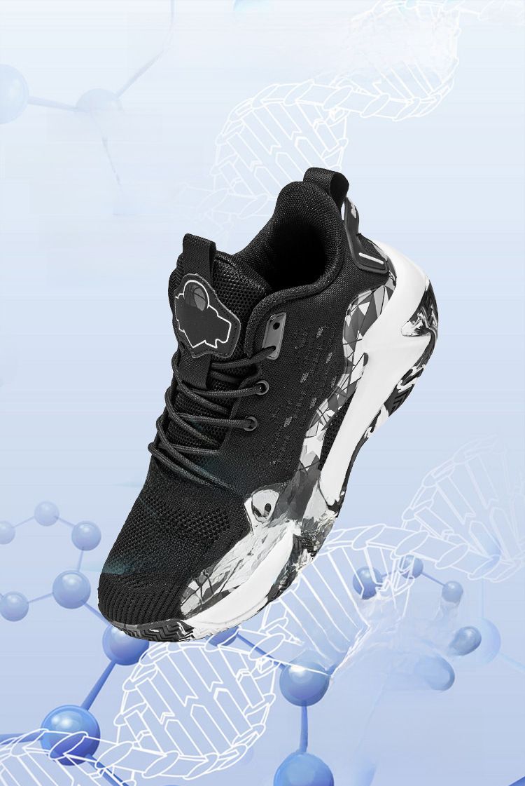 Herrenschuhe Flying Woven Basketballschuhe Frühling und Herbst High-Top Sneaker Tide Mesh Camouflage Jugend Student Trainingsschuhe_voghion.com