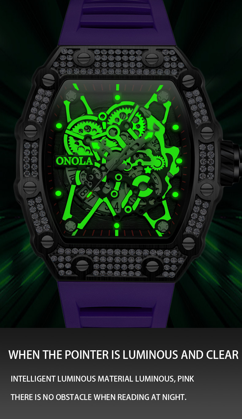 Onola – Luxus-Herrenuhr, neue Kollektion 2022, Diamantbesatz-Design, Quarz, wasserdicht, Armband, Relio Manculino_voghion.com