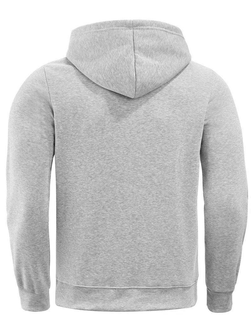 Herrenbekleidung Einfarbig Schweres Retro Frühling Herbst Winter Herren Fleece Top Jacke Einfarbig Reißverschluss Sweatshirt_voghion.com