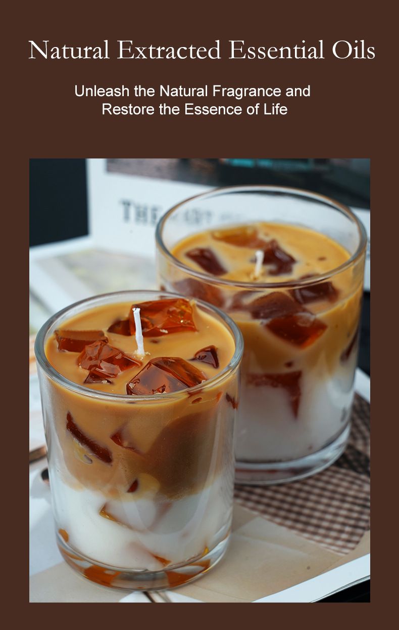 Aromatherapie Kreative Eiswürfel-Kaffee-Duftkerze Langanhaltender rauchfreier Sojawachs-High-End-Duft_voghion.com