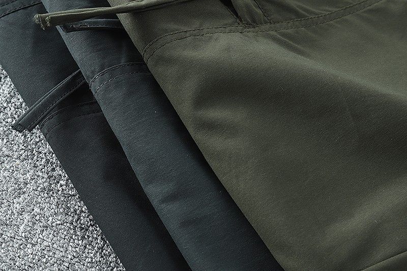 Herren Arbeitshose mit Fleece, wasser- und winddichte Softshell-Hosen für den Außenbereich, warme Arbeitshose mit geradem Bein_voghion.com