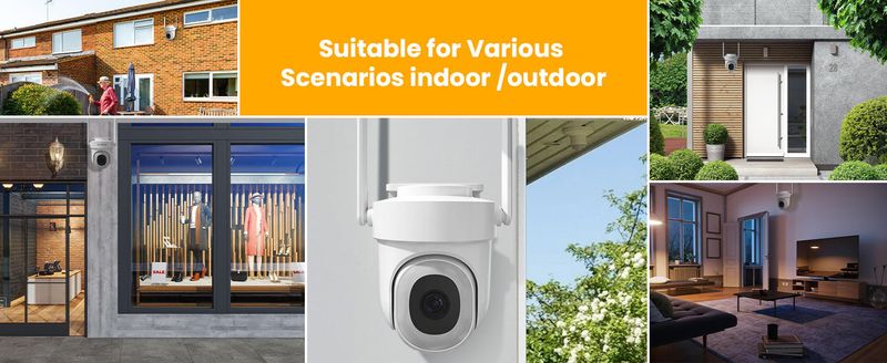 Ev Mobilyası Cloudedge Mi Rui Çözümü 5mp Çift Bant 5gb Kablosuz Wifi Ev Tam Renkli Gözetim Kamerası_voghion.com